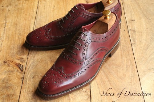 Loake design burgundy - design, leather