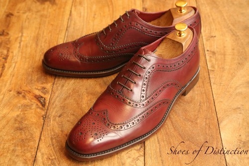 Loake design burgundy leather - loake,