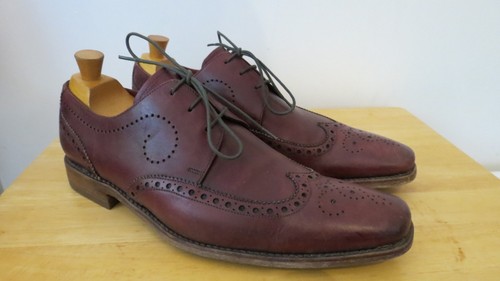 Loake burgundy oxford shoes - oxford,