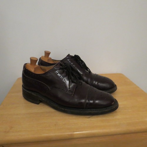 Loake burgundy oxford shoes - loake,