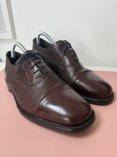 Loake bibury burgundy - burgundy, leather