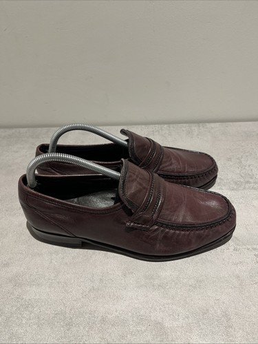 Loake vintage rome burgundy - vintage,