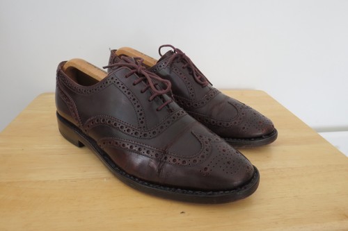 Loake burgundy oxford shoes - 7,