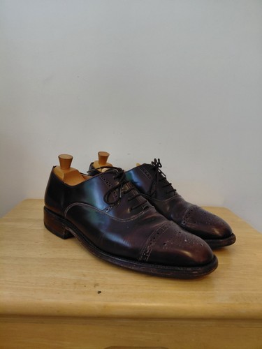 Loake burgundy oxford shoes - oxford, 9
