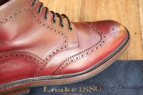 Loake 1880 burford burgundy - burford,