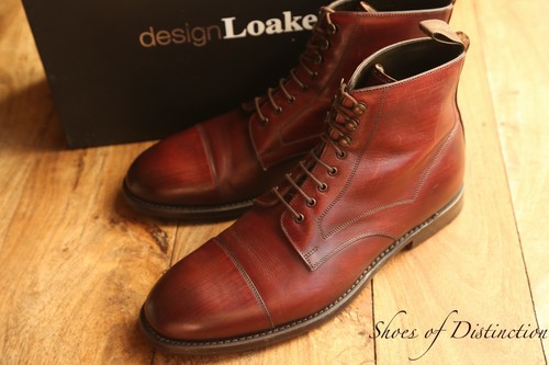 Loake design hirst burgundy - design,