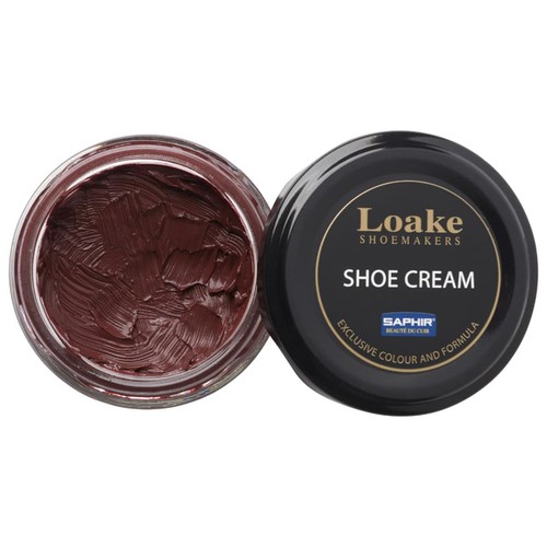 Loake leather shoe cream - shoe,
